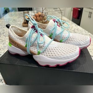 Sold- Sorel Kinetic Impact Lace White sneakers tennis shoes